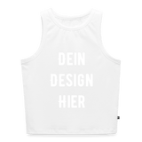 Frauen Cropped Tank Top - Weiß
