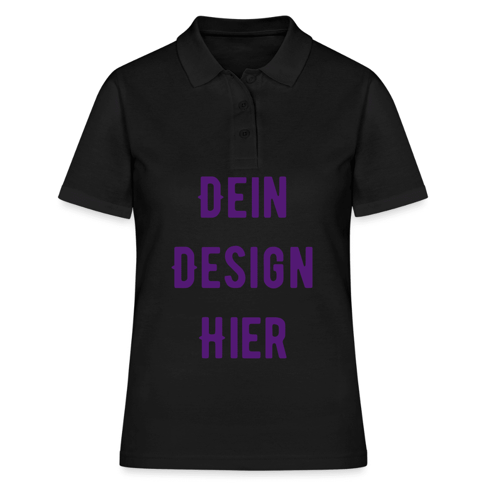 Frauen Polo Shirt - Schwarz