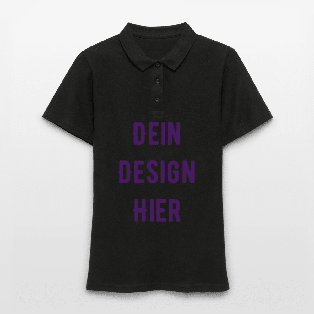 Frauen Polo Shirt - Schwarz