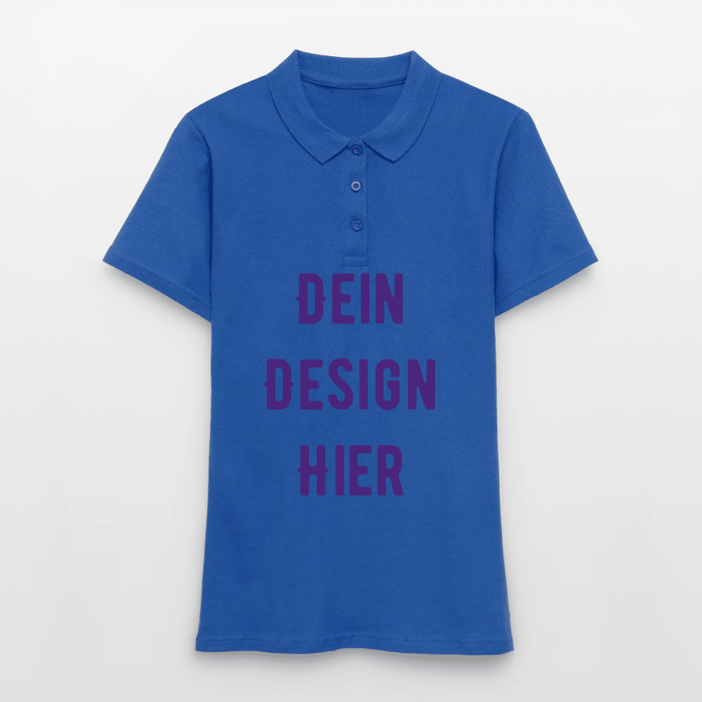 Frauen Polo Shirt - Royalblau