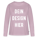 Frauen Premium Bio Langarmshirt - Altrosa