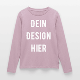 Frauen Premium Bio Langarmshirt - Altrosa