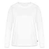 Frauen Premium Bio Langarmshirt - Weiß