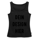 Frauen Premium Bio Tank Top - Schwarz