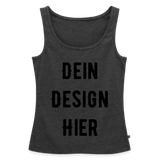 Frauen Premium Bio Tank Top - Anthrazit meliert