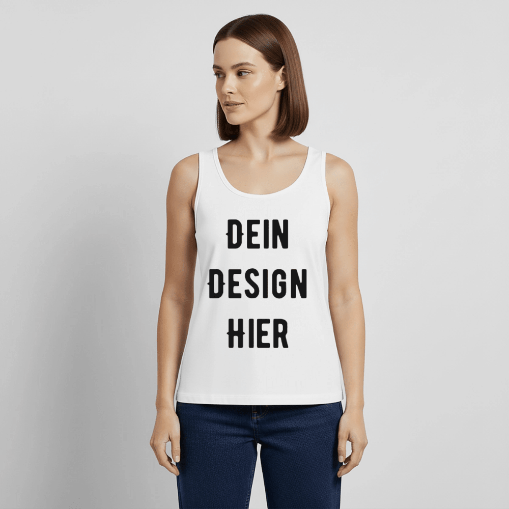 Frauen Premium Bio Tank Top - Weiß