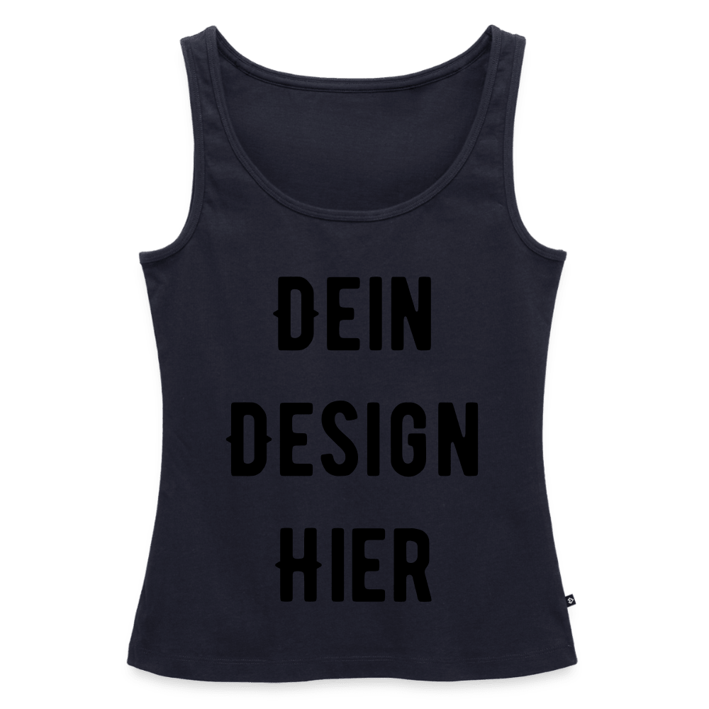 Frauen Premium Bio Tank Top - Navy
