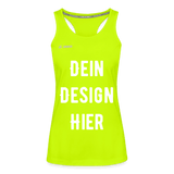 Frauen Tanktop Run 2.0 - Neongelb