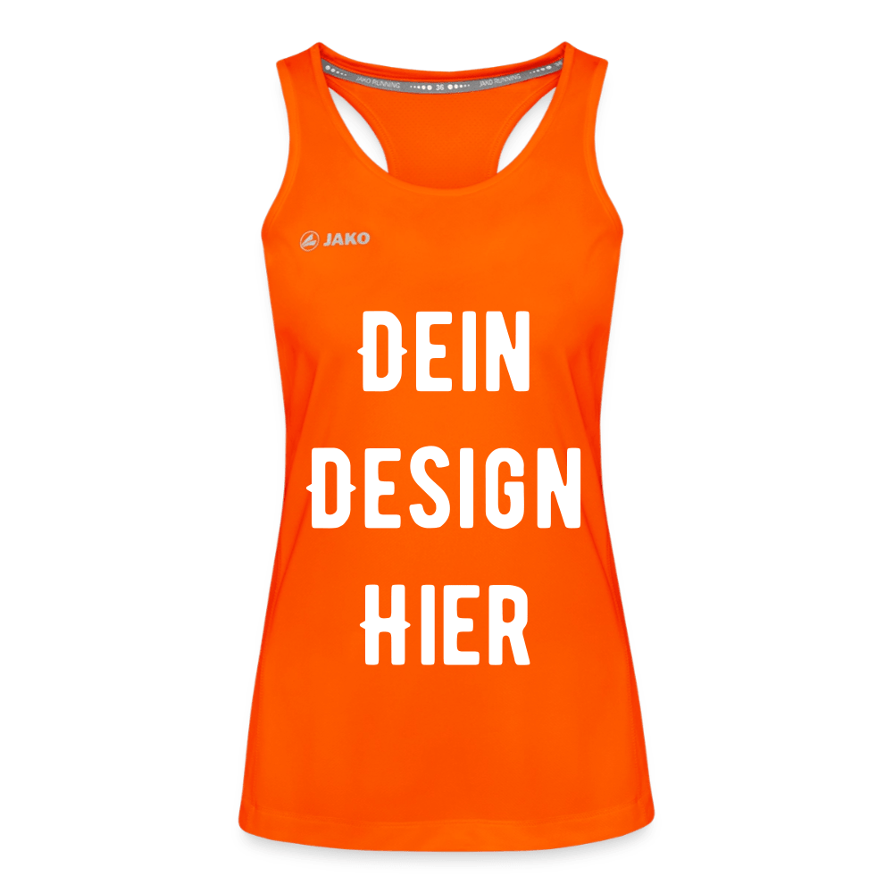 Frauen Tanktop Run 2.0 - Neonorange