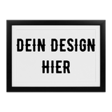 Gerahmtes Poster (37 × 27 cm) - Schwarz
