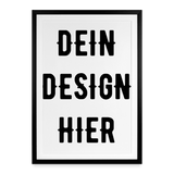 Gerahmtes Poster (49 × 69 cm) - Schwarz