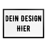Gerahmtes Poster (69 × 49 cm) - Schwarz