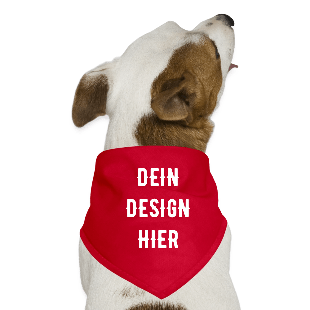 Hunde-Bandana - Rot
