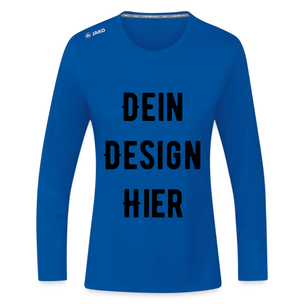 JAKO Frauen Longsleeve Run 2.0 - Royalblau