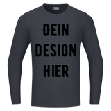 JAKO Longsleeve Organic - Anthrazit