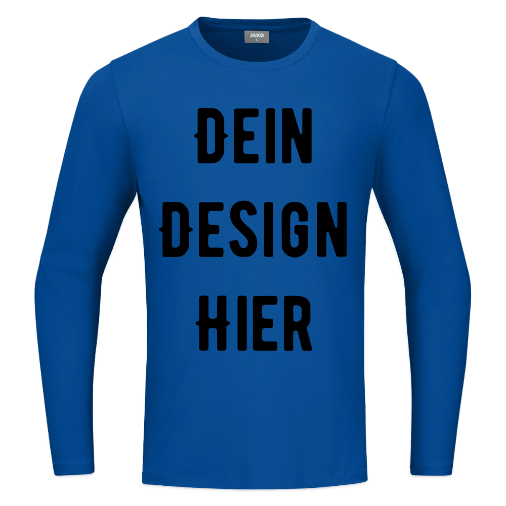 JAKO Longsleeve Organic - Blau