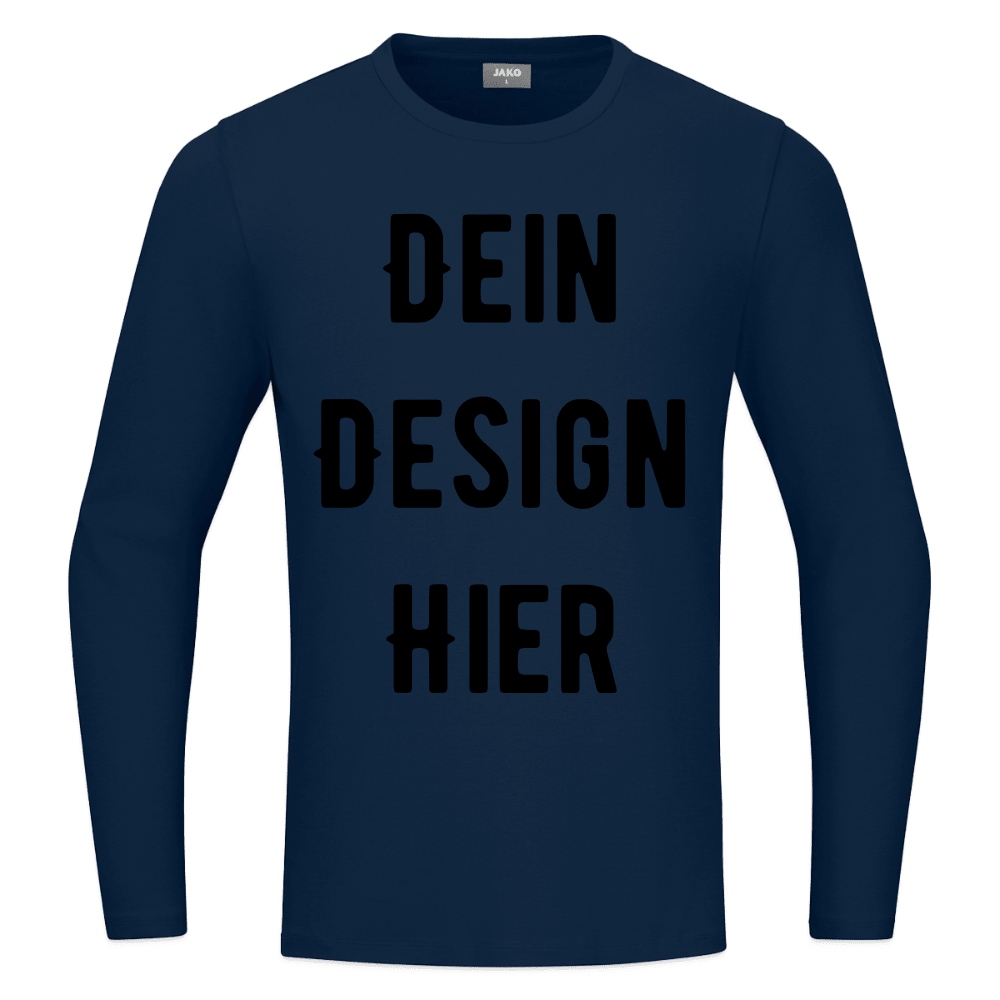 JAKO Longsleeve Organic - Marine