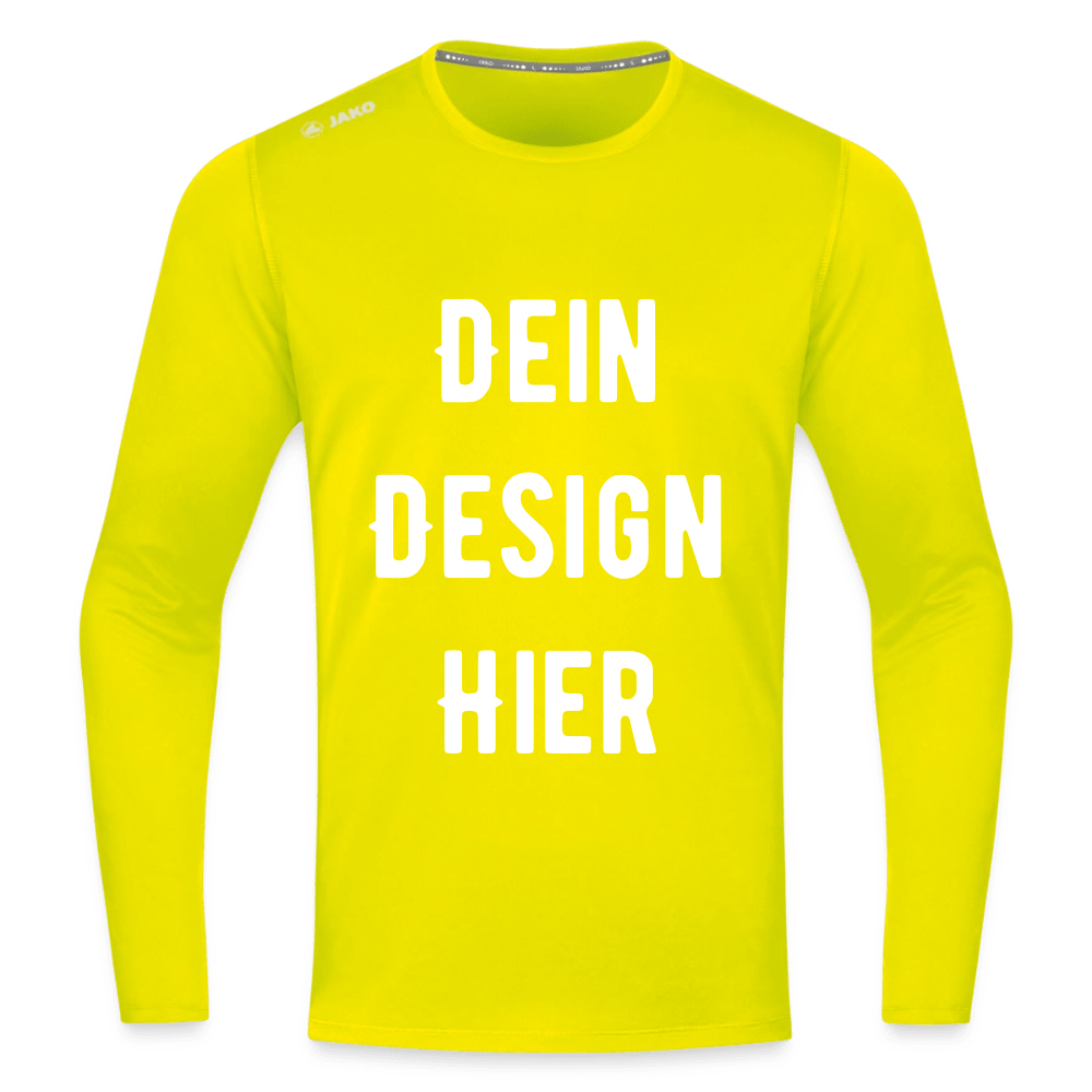 JAKO Longsleeve Run 2.0 - Neongelb