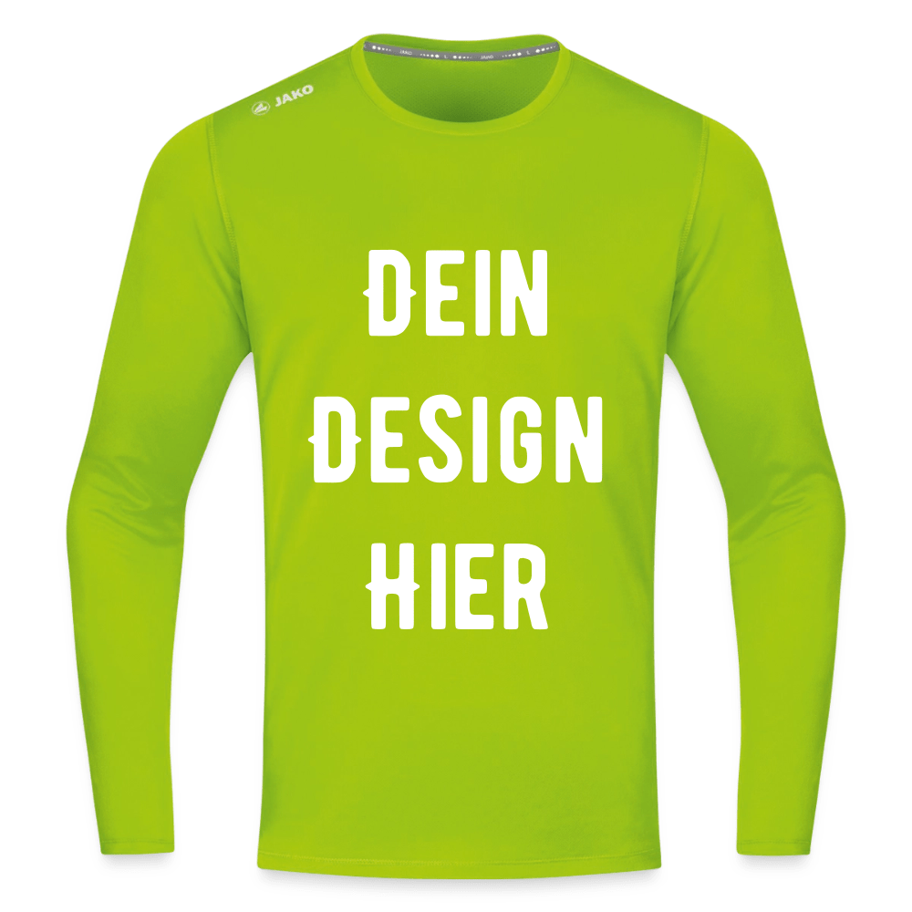 JAKO Longsleeve Run 2.0 - Neongrün