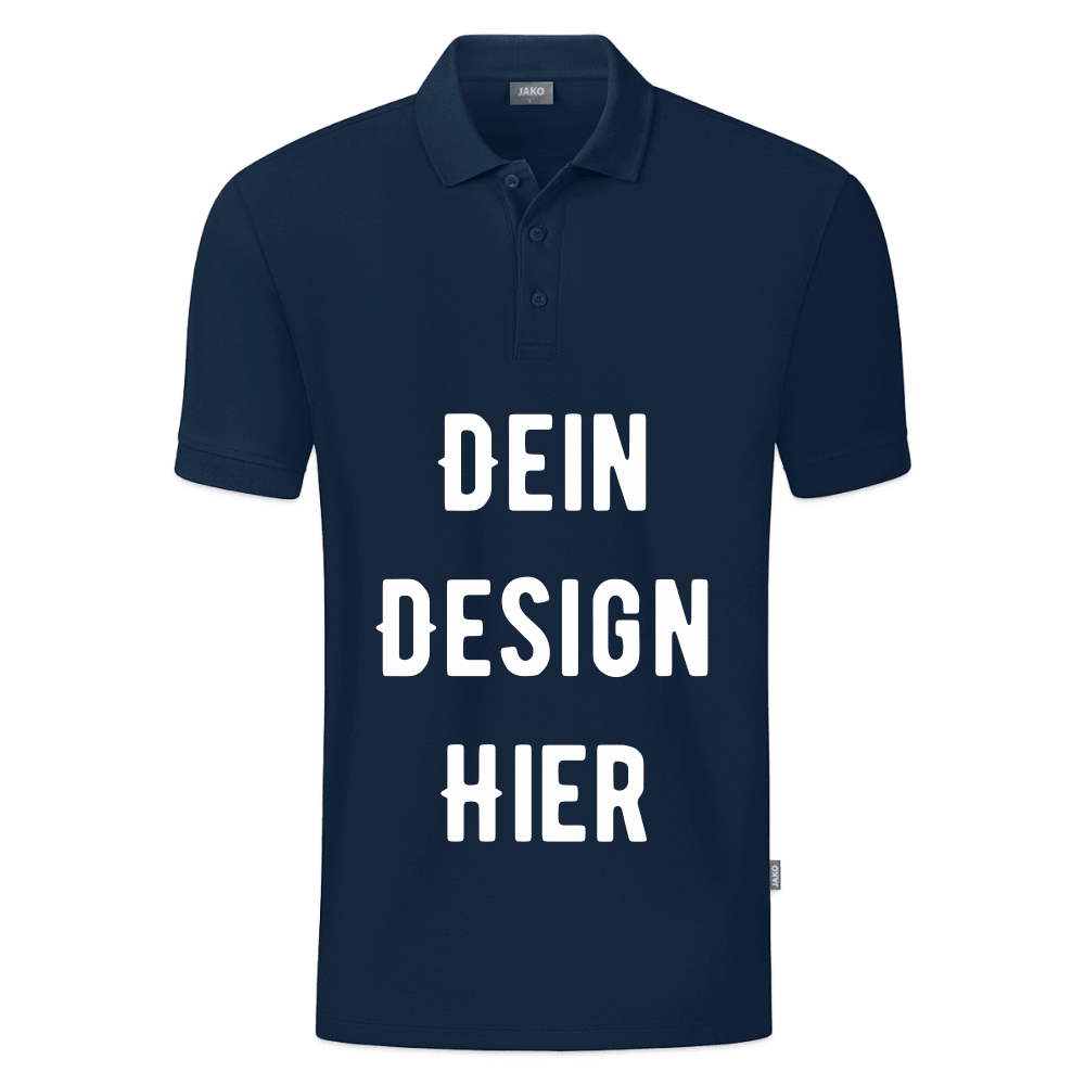 JAKO Männer Polo Organic - Marine