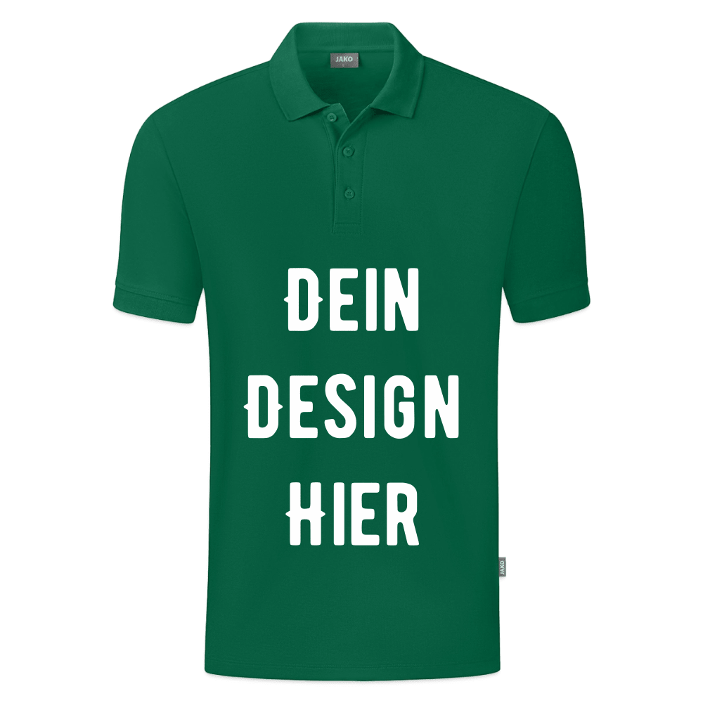 JAKO Männer Polo Organic - Kelly Green