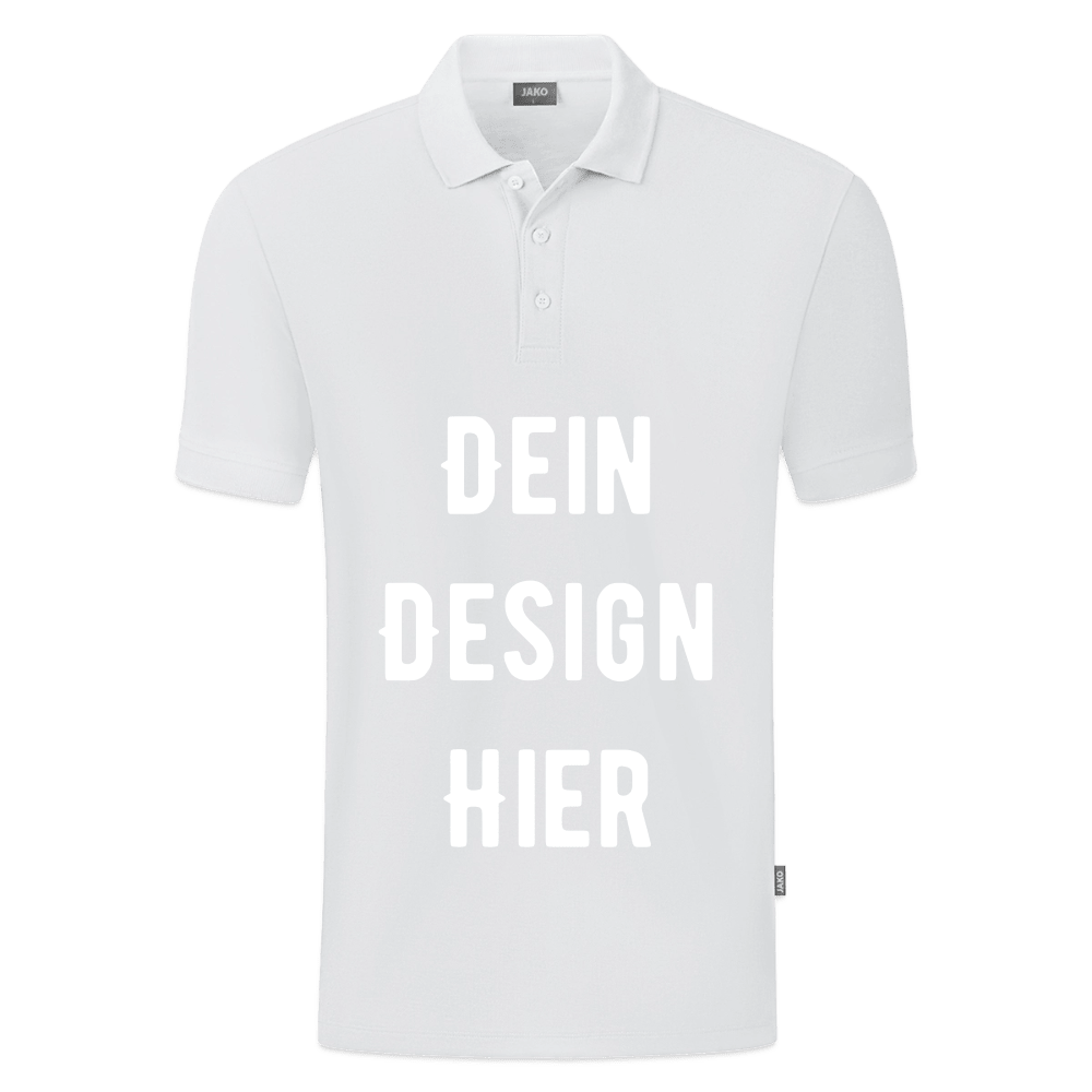 JAKO Männer Polo Organic - Weiß