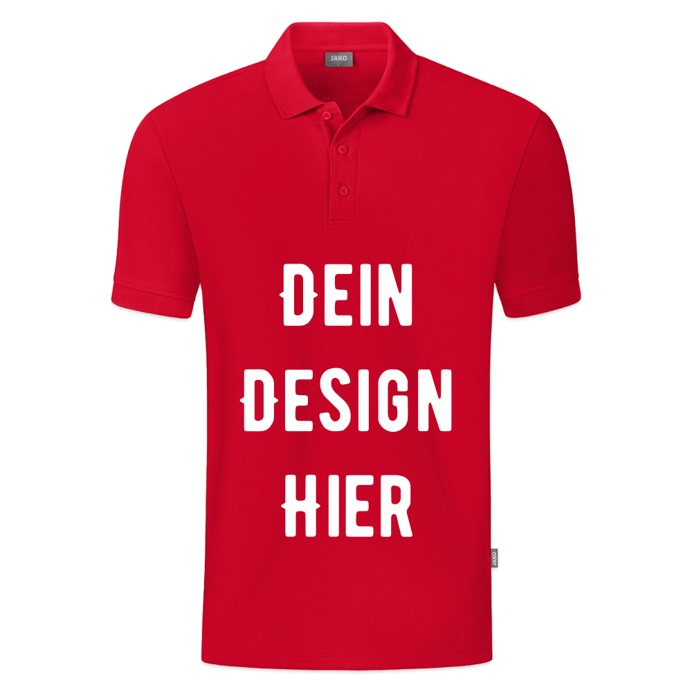 JAKO Männer Polo Organic - Rot