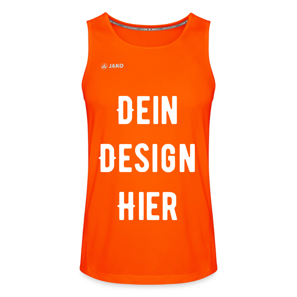 JAKO Männer Tanktop Run 2.0 - Neonorange
