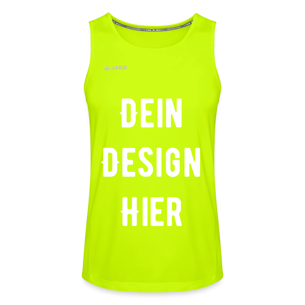 JAKO Männer Tanktop Run 2.0 - Neongelb