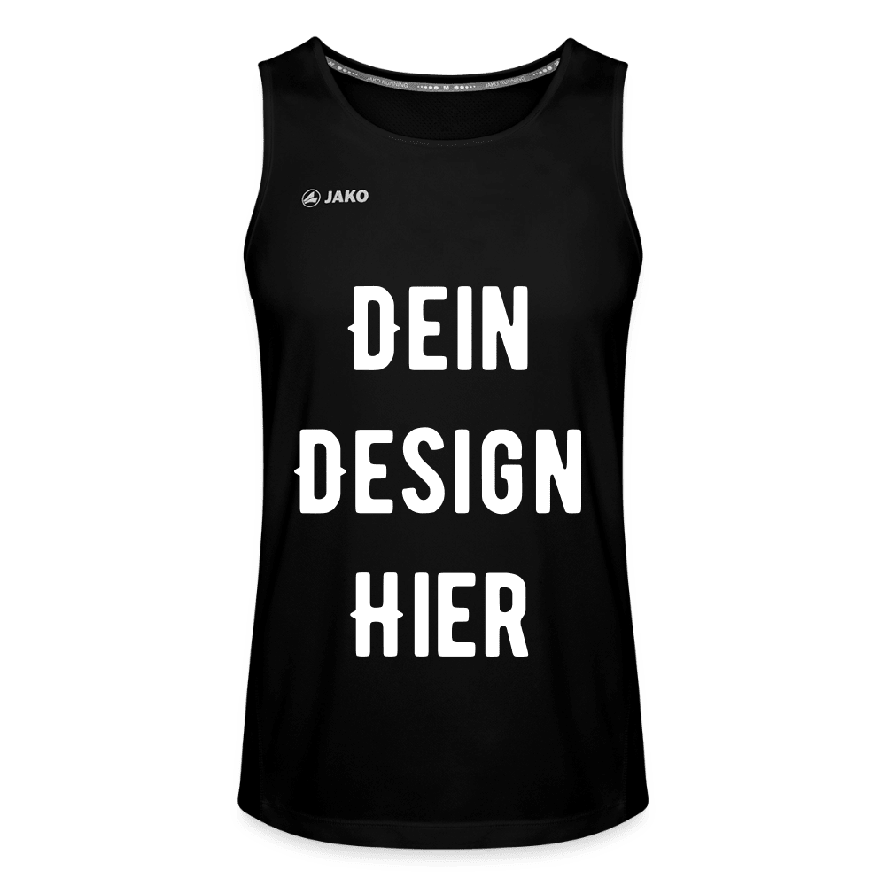 JAKO Männer Tanktop Run 2.0 - Schwarz
