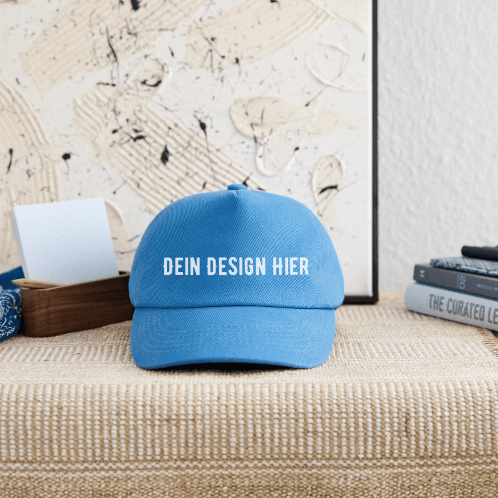 Kinder Basecap - Pfauenblau