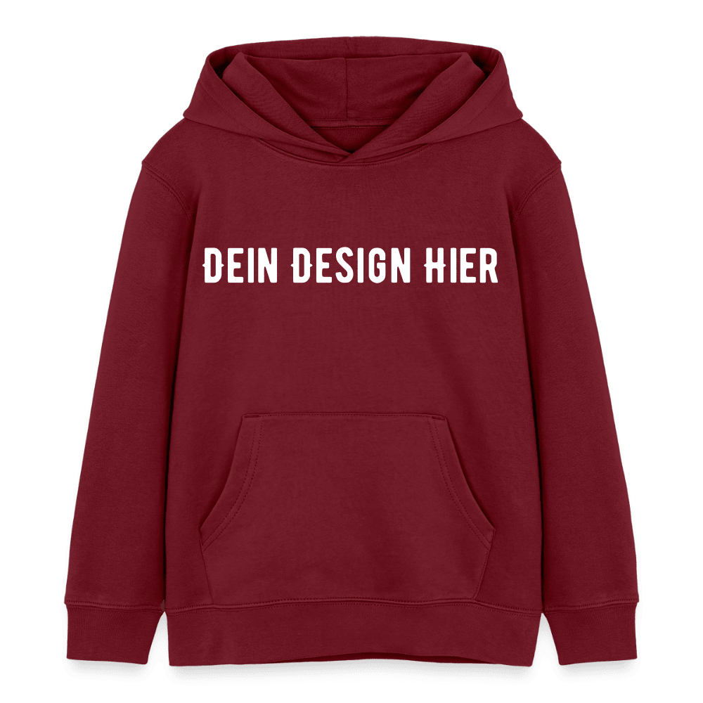 Kinder Bio-Hoodie Mini Cruiser - Burgunderrot