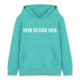 Kinder Bio-Hoodie Mini Cruiser - Poolblau