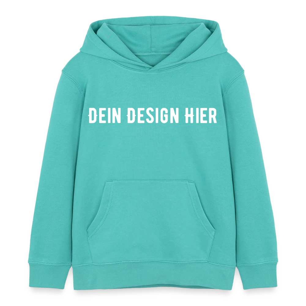 Kinder Bio-Hoodie Mini Cruiser - Poolblau