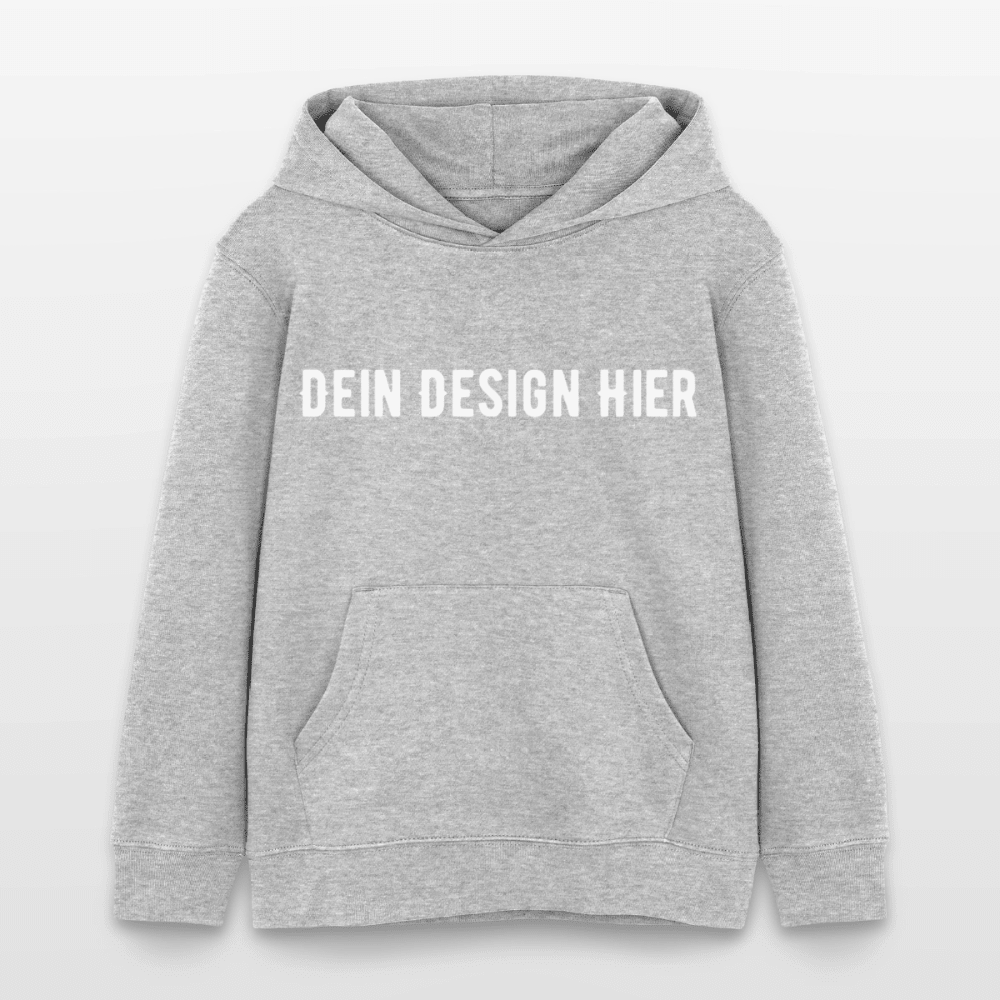 Kinder Bio-Hoodie Mini Cruiser - Grau meliert