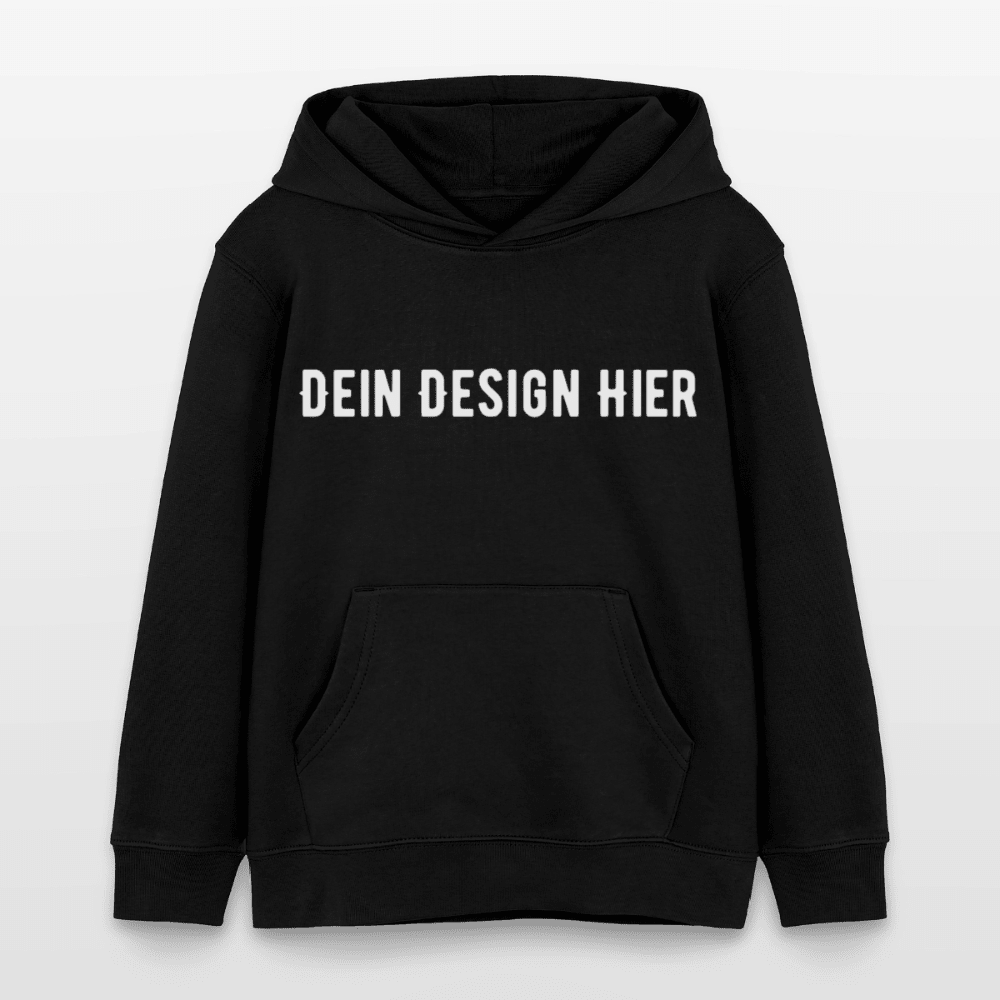 Kinder Bio-Hoodie Mini Cruiser - Schwarz