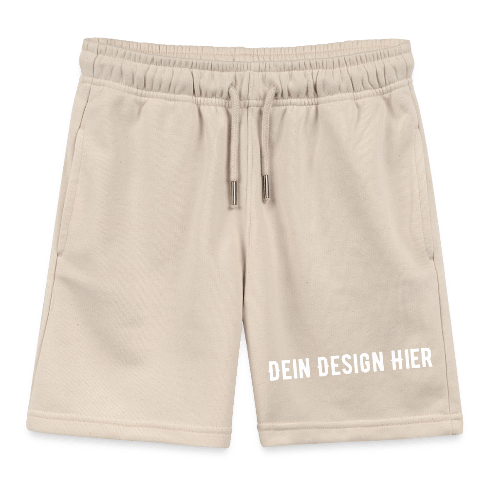 Kinder Bio-Joggingshorts - Natur