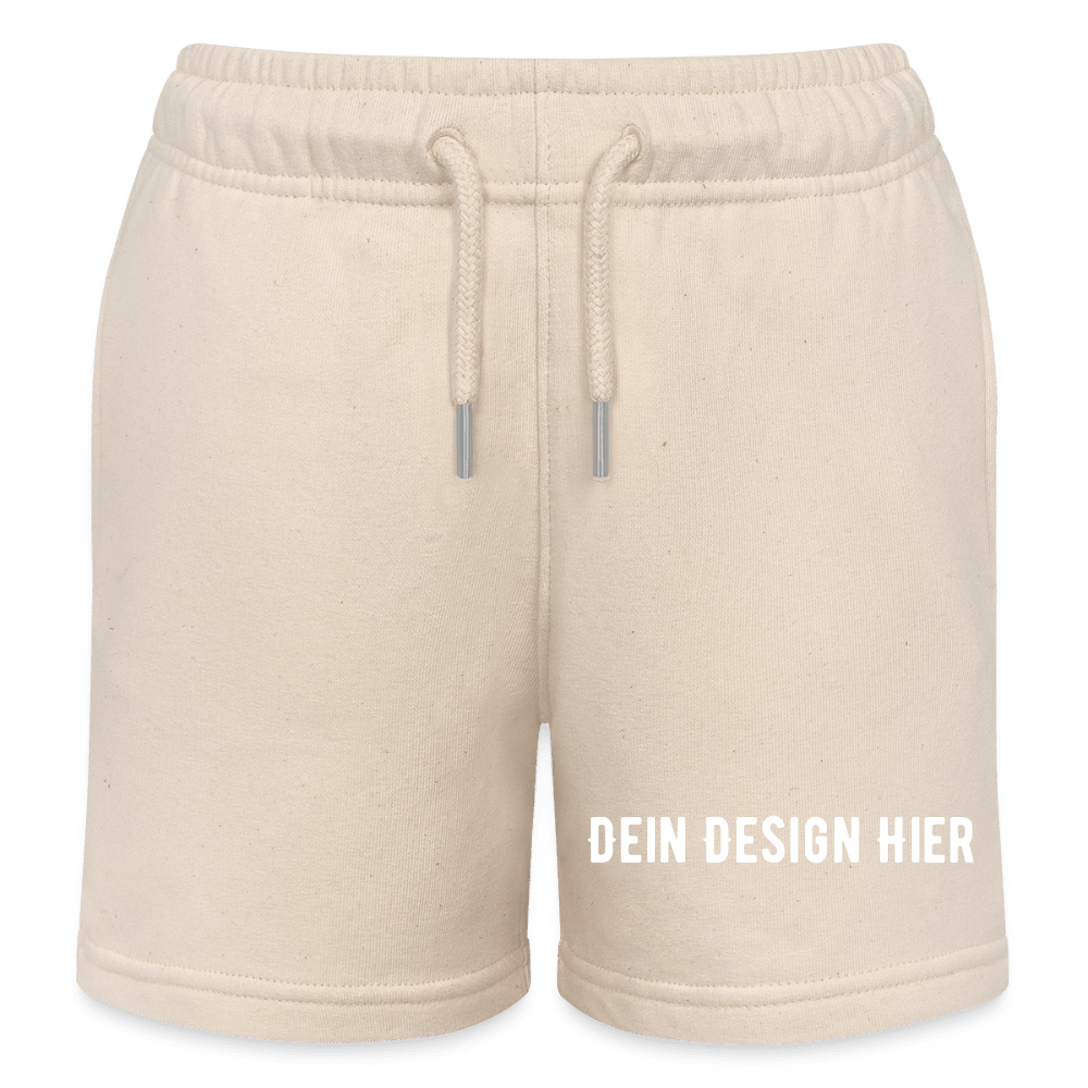 Kinder Bio-Joggingshorts - Natur
