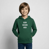 Kinder Hoodie - Flaschengrün