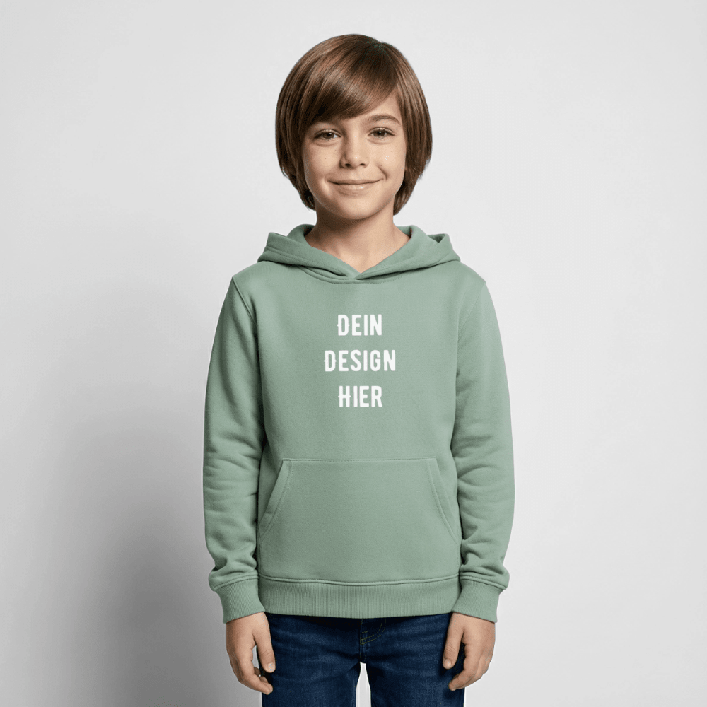 Kinder Hoodie - Graugrün