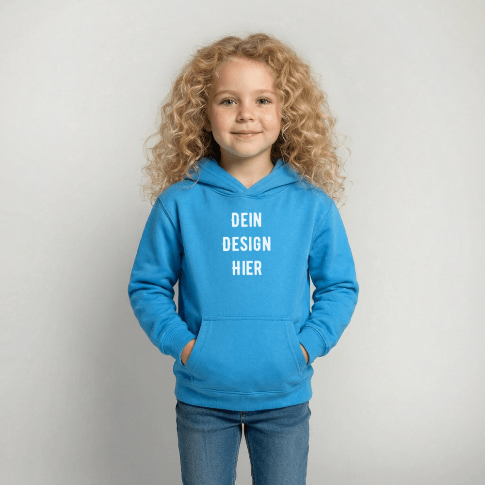 Kinder Hoodie - Meeresblau