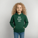 Kinder Hoodie - Flaschengrün