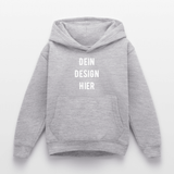 Kinder Hoodie - Hellgrau meliert