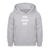 Kinder Hoodie - Hellgrau meliert