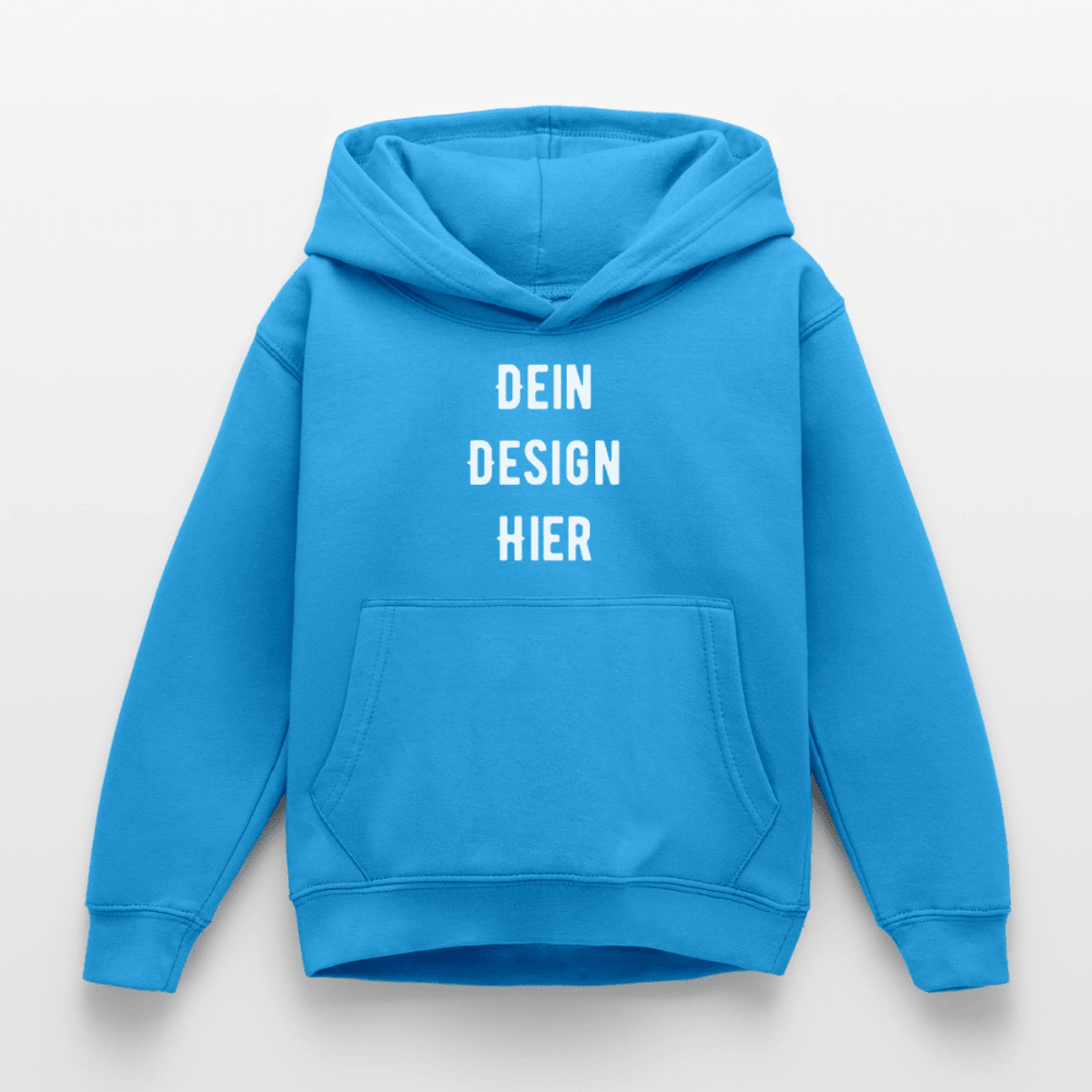 Kinder Hoodie - Meeresblau