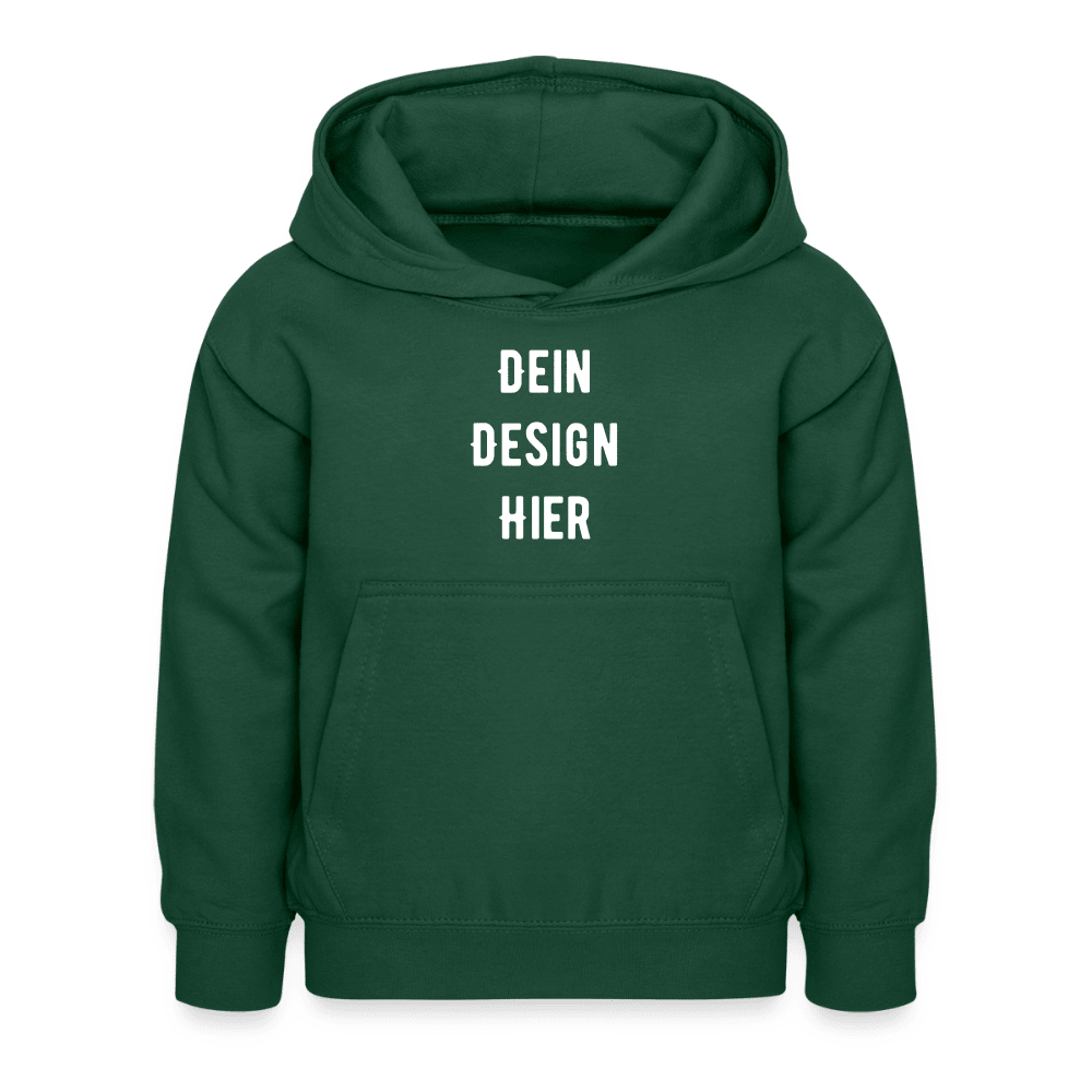 Kinder Hoodie - Flaschengrün