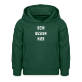 Kinder Hoodie - Flaschengrün