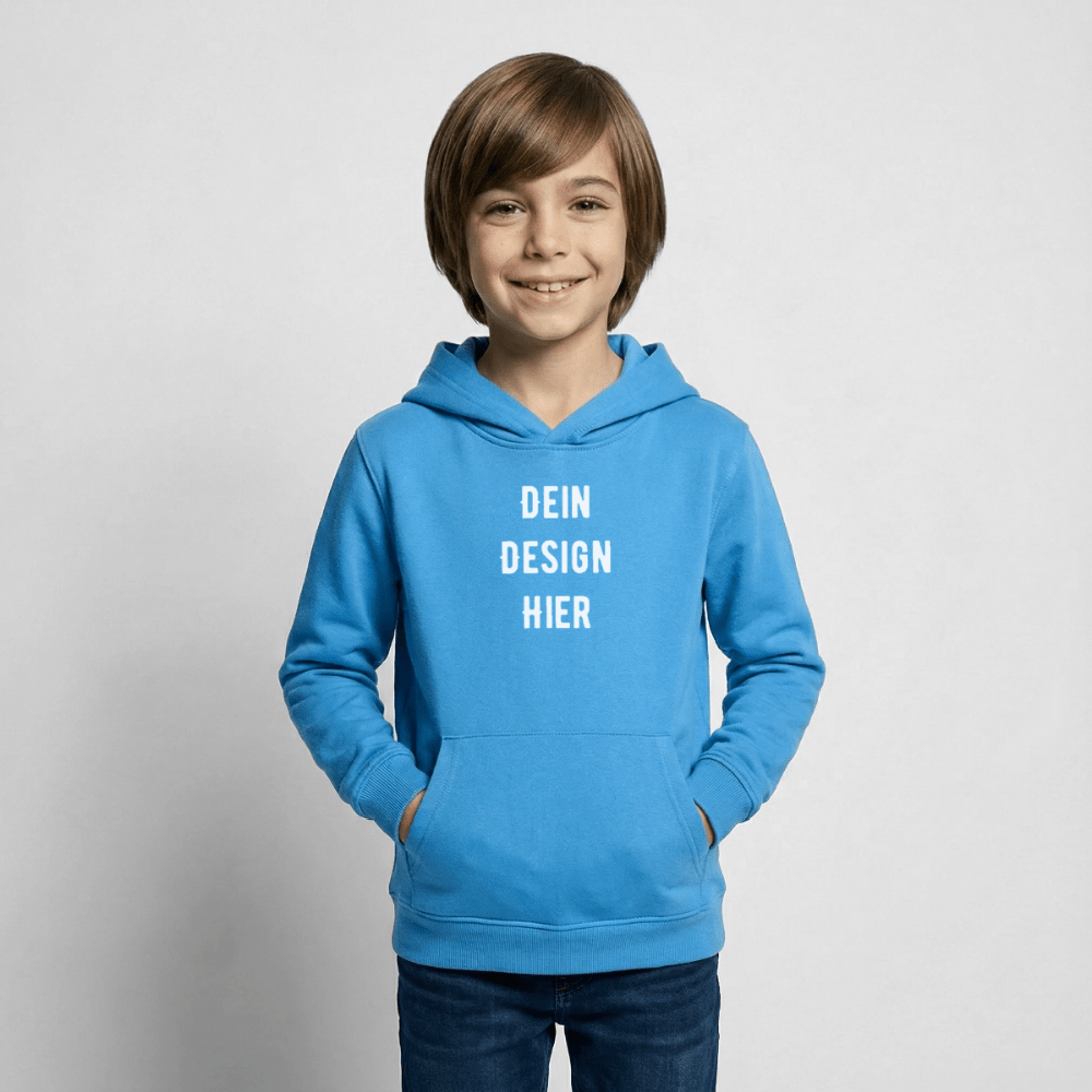 Kinder Hoodie - Meeresblau