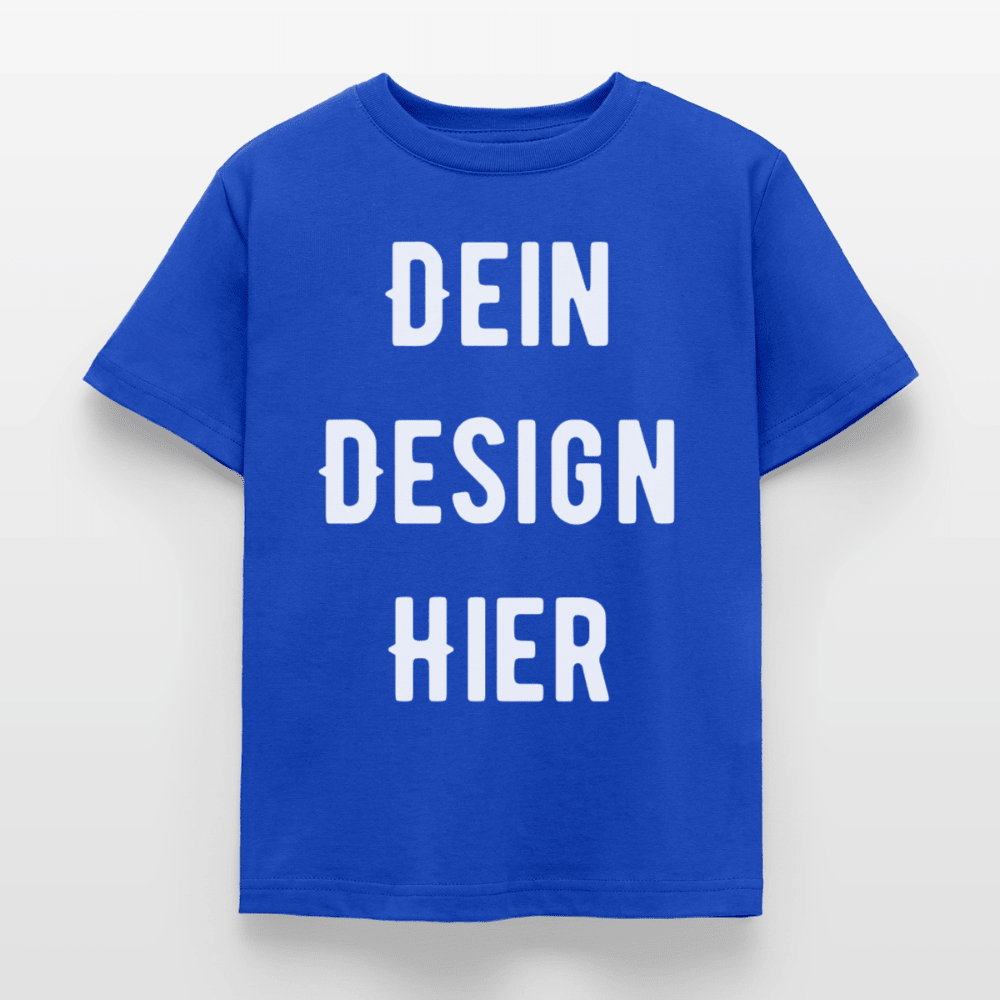 Kinder T-Shirt - Royalblau