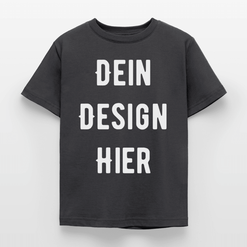 Kinder T-Shirt - Dunkelgrau